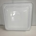 Lampa wisząca palafo biły kryształ 50X50 18W na części