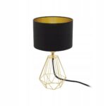 Lampka biurkowa Eglo Carlton 2 czarny moc do 60 W