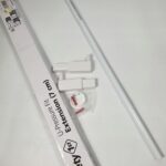Barierka na drzwi, kominek, schody Safety 1ST rozporowa biały