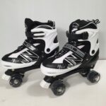Wrotki skates rozmiar L czarno-białe 9,5-10,5