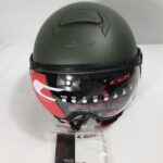 Kask motocyklowy CGM jet 167A FLO MONO zielony M1 56cm