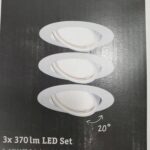 Zestaw opraw nastawnych Paulmann BASE DIM LED 3x5W 3000K - biały