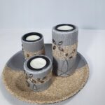 Świecznik zestaw Relaxdays 12 cm