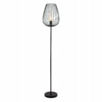 Lampa podłogowa Eglo Newtown E27 60 W czarny