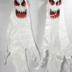 2 x Duch wiszący LED Halloween kolorowe diody Dekoracja Halloween 2 sztuki