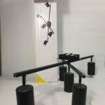 Reflektor sufitowy Trio Leuchten 77,4x57x22,4 cm czarny