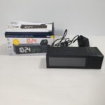 Zegar budzik TFA czarny 16,7cm