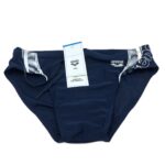 Kąpielówki Arena Herren Mens Graphic Swim Briefs, Navy-White, EU 48
