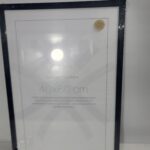 Czarna JCNORD drewniana ramka na zdjęcia z płyty MDF 40 x 60 cm