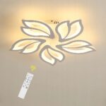 Lampa sufitowa palafon led biala z pilotem 000K-4500K-6500K