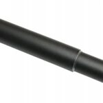 Drążek prysznicowy rozporowy Gardinia 60-100 x 23 mm czarny
