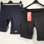 Speedo kąpielówki spodenki DWIE pary męskie r. 34 (M) granat i czarne