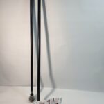Karnisz 122 cm do 183 cm pojedynczy czarny