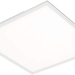 Plafon kwadratowy Briloner 59,5 x 59,5 cm biały na części