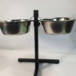 Zestaw dwóch misek metalowa Lupipets srebrny 1,8 l